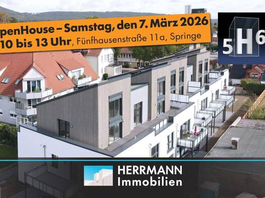 Terrassenwohnung zum Kauf - Erstbezug 442.000 € 4 Zimmer 102,2 m² EG Springe 31832