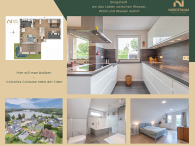 Einfamilienhaus zum Kauf 389.000 € 3 Zimmer 125,2 m² 584,3 m² Grundstück Borgstedt 24794