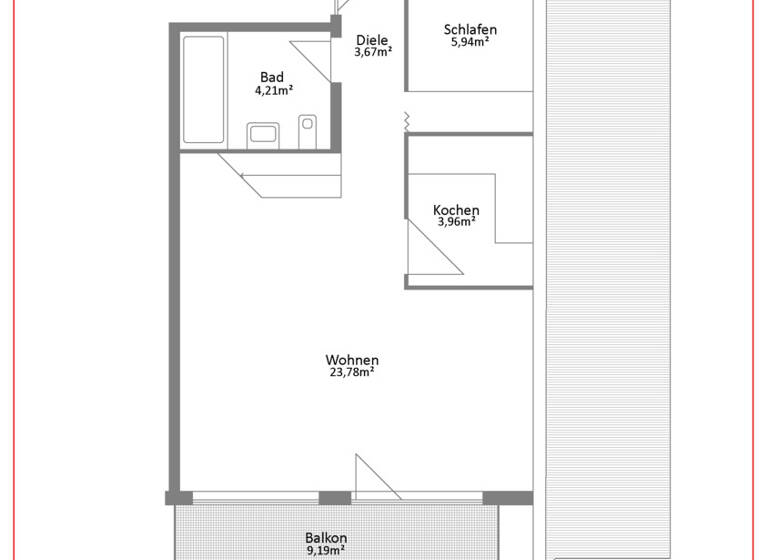 Maisonette zum Kauf 110.000 € 2,5 Zimmer 54 m² 3. Geschoss Vordertodtmoos Todtmoos 79682