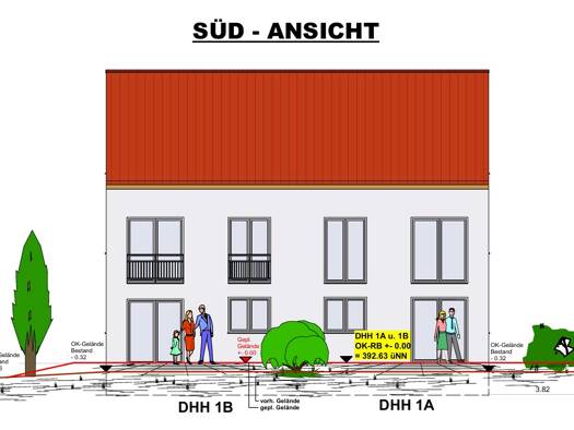 Doppelhaushälfte zum Kauf - Erstbezug provisionsfrei 595.000 € 6 Zimmer 135 m² Langquaid Langquaid 84085