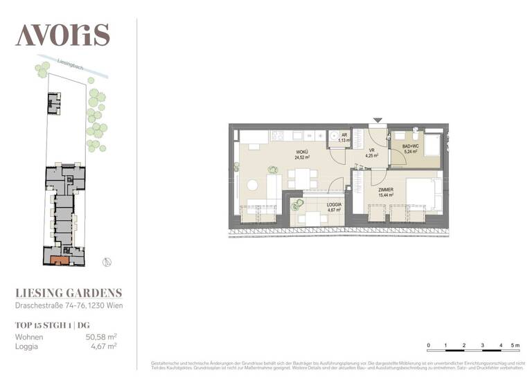 Wohnung zum Kauf - Erstbezug provisionsfrei 329.000 € 2 Zimmer 50,6 m² Wien 1230