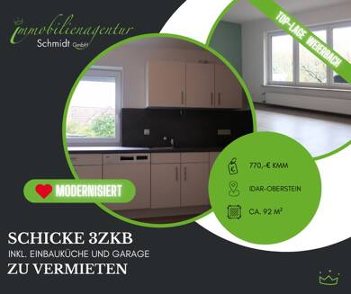 Wohnung zur Miete 770 € 3 Zimmer 92 m² Souterrain Weierbach Idar-Oberstein 55743