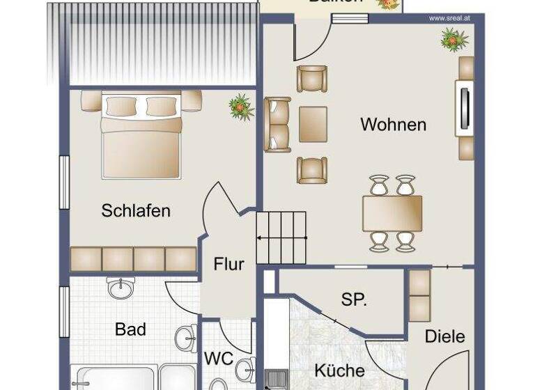 Wohnung zum Kauf 270.000 € 2 Zimmer 69,1 m² Ankerweg Fußach 6972
