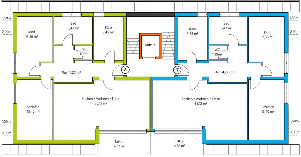 Wohnung zum Kauf provisionsfrei 507.000 € 4 Zimmer 106 m²<br/>Wohnfläche Kimratshofen Altusried 87452