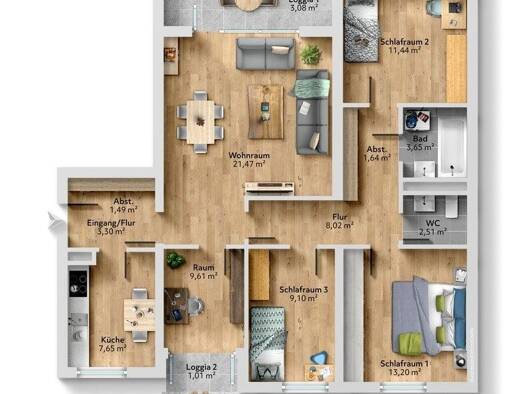 Wohnung zum Kauf 169.000 € 5 Zimmer 94 m² Westhagen Westhagen 38444
