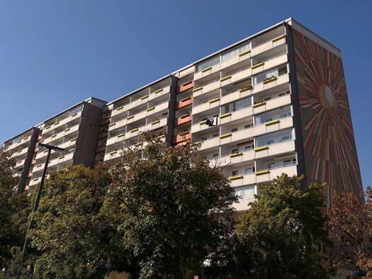 Studio zur Miete 240 € 1 Zimmer 34,3 m² 7. Geschoss Schleizer Straße 3 Lusan Gera 07549