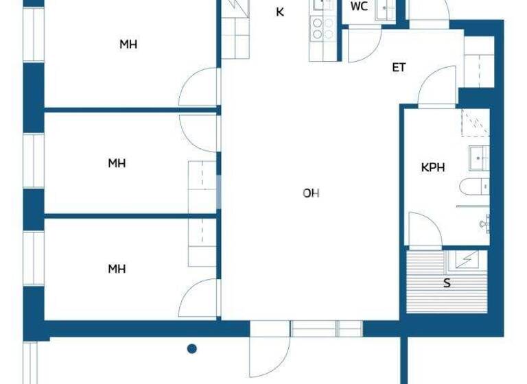 Studio zum Kauf 298.000 € 4 Zimmer 71,5 m² 7. Geschoss Hovineidonkatu 9 Turku 20200