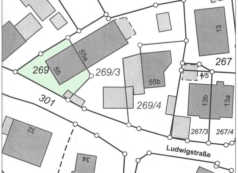 Grundstück zum Kauf 214.000 € 295 m² Grundstück frei ab sofort Ludwigstraße 55 Scheyern 85298