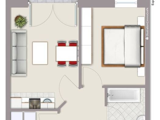 Wohnung zum Kauf 169.500 € 2 Zimmer 51 m² Gescher Gescher 48712