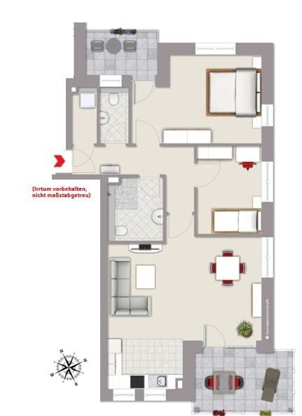 Wohnung zum Kauf 581.000 € 3 Zimmer 88 m²<br/>Wohnfläche 1.<br/>Geschoss Zentrum Husum 25813