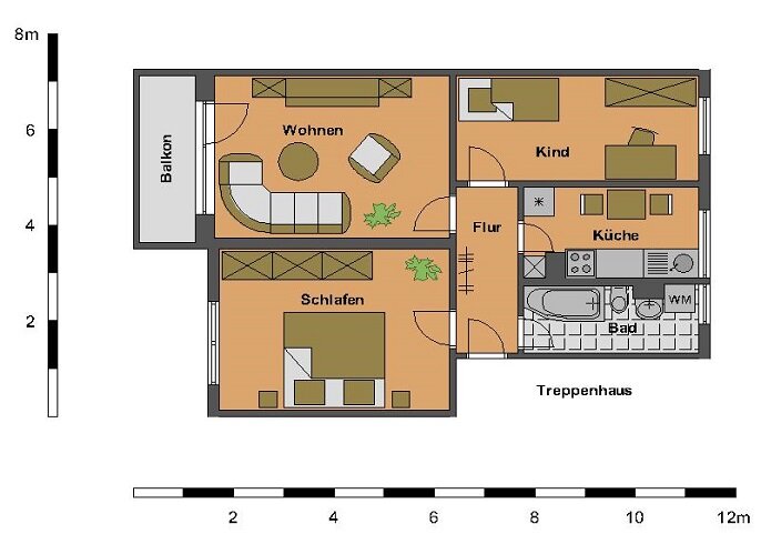 Wohnung zur Miete 282 € 3 Zimmer 59,9 m²<br/>Wohnfläche 2.<br/>Geschoss 01.02.2025<br/>Verfügbarkeit Albert-Einstein-Straße 18 Oschersleben Oschersleben 39387