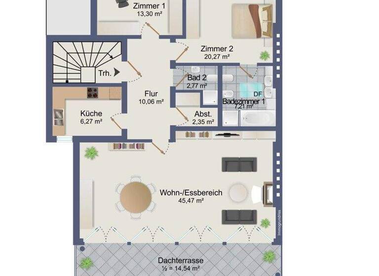 Wohnung zum Kauf 1.349.000 € 3 Zimmer 130,5 m² Rotherbaum Hamburg / Rotherbaum 20148