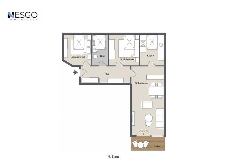 Wohnung zum Kauf 349.000 € 3 Zimmer 70 m² Grünau Berlin 12527