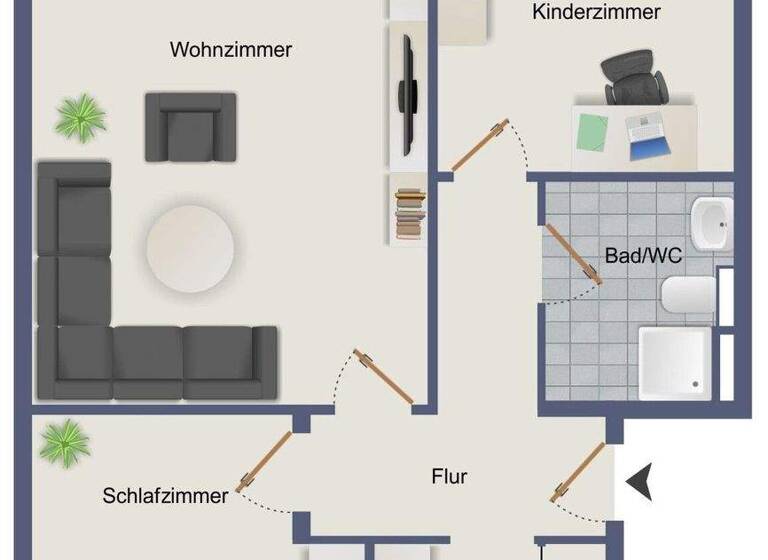 Wohnung zum Kauf 219.000 € 3 Zimmer 69,6 m² 1. Geschoss Trittau 22946