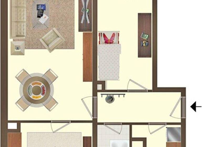 Wohnung zur Miete 353 € 3 Zimmer 58,9 m² 3. Geschoss frei ab 01.06.2026 A.-S.-Makarenko-Straße 71 Tinz Gera 07546