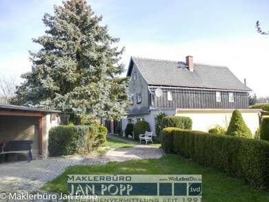 Einfamilienhaus zum Kauf 97.000 € 4 Zimmer 104 m² 1.629 m² Grundstück Trünzig Langenbernsdorf 08428