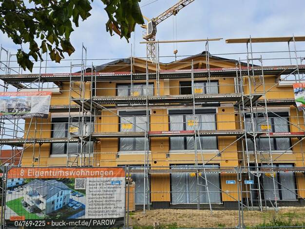Penthouse zum Kauf - Erstbezug provisionsfrei 514.000 € 3 Zimmer 92,8 m² Geschoss 2/2 frei ab 01.04.2027 Straße am Sund Parow Kramerhof 18445
