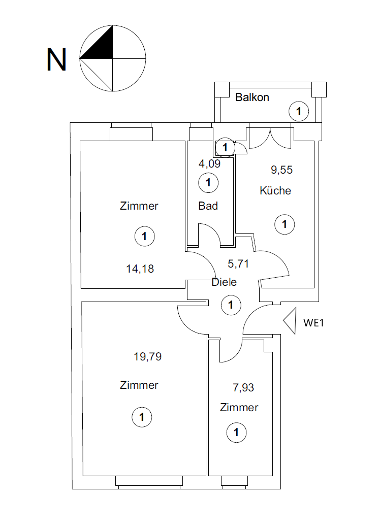 Studio zum Kauf 261.825 € 3 Zimmer 70 m²<br/>Wohnfläche EG<br/>Geschoss Tempelhof Berlin 12103