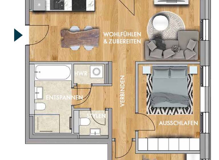 Wohnung zur Miete - Erstbezug 1.341 € 3 Zimmer 70,6 m² 3. Geschoss frei ab 01.06.2026 Am Poseidon 8 Markkleeberg Leipzig 04416
