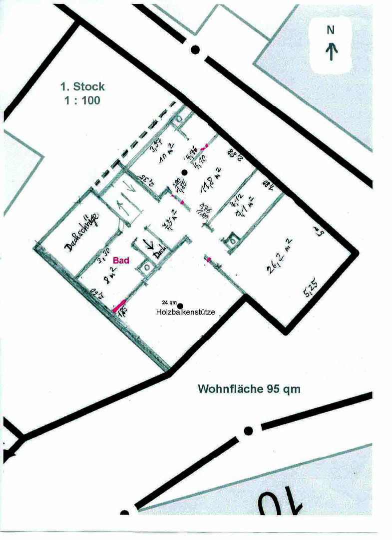 Einfamilienhaus zur Miete 1.450 € 8 Zimmer 185 m²<br/>Wohnfläche 300 m²<br/>Grundstück Puchtastrasse 45 Cadolzburg Cadolzburg 90556