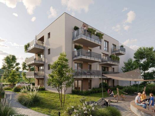 Terrassenwohnung zum Kauf - Neubau provisionsfrei 461.000 € 3 Zimmer 87 m² EG Schwäbisch Hall Schwäbisch Hall 74523