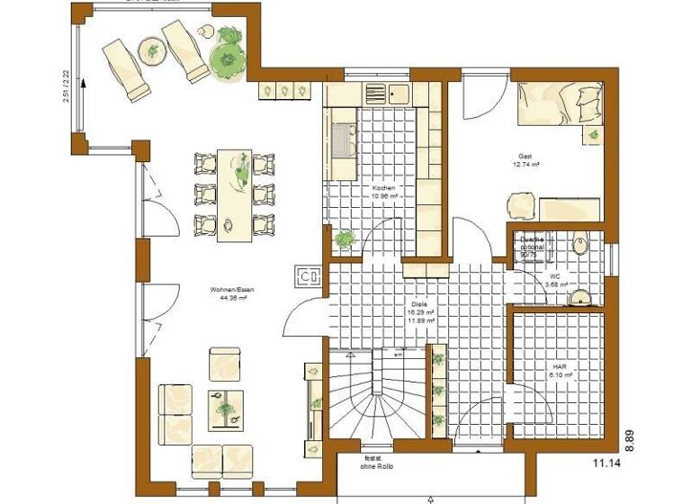 Einfamilienhaus zum Kauf provisionsfrei 628.130 € 5 Zimmer 171 m²<br/>Wohnfläche 621 m²<br/>Grundstück Kleinochsenfurt Ochsenfurt 97199