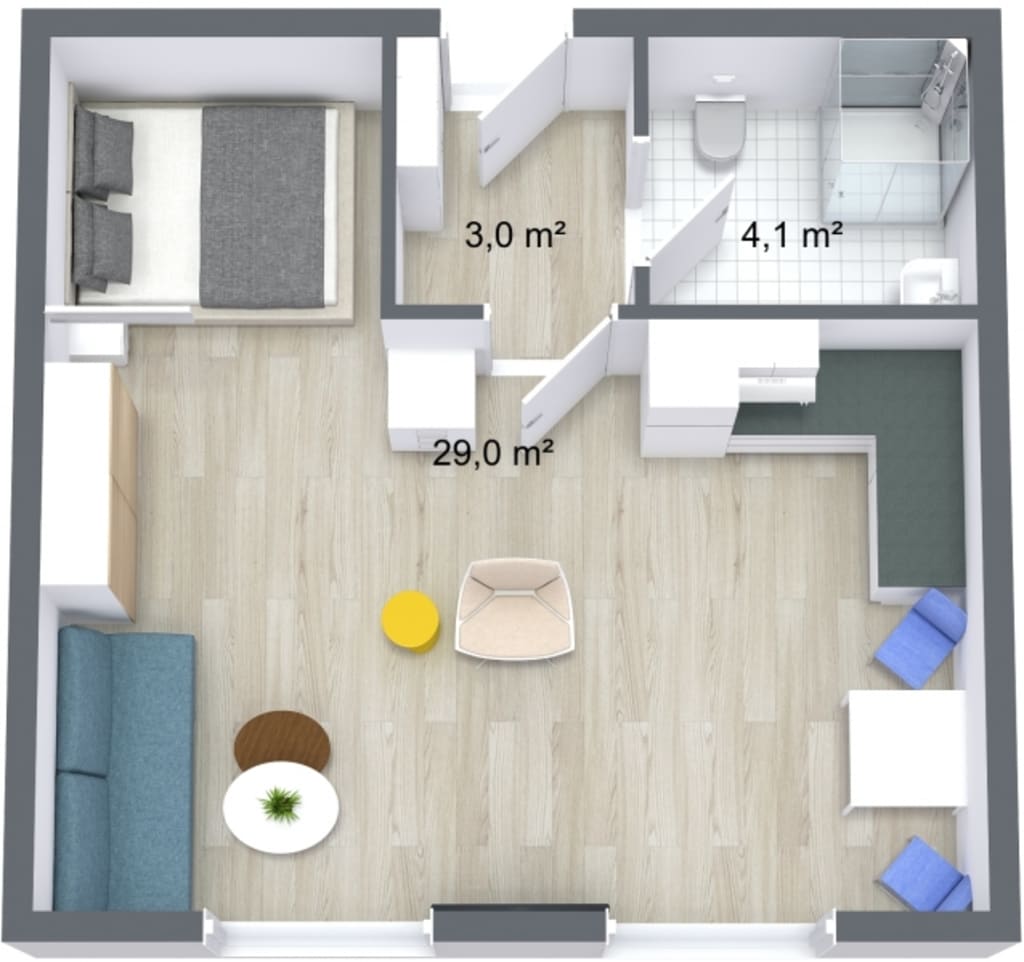 Wohnung zur Miete Wohnen auf Zeit 1.480 € 1 Zimmer 35 m²<br/>Wohnfläche 08.03.2025<br/>Verfügbarkeit Leisniger Straße Pieschen-Süd (Torgauer Str.) Dresden 01127