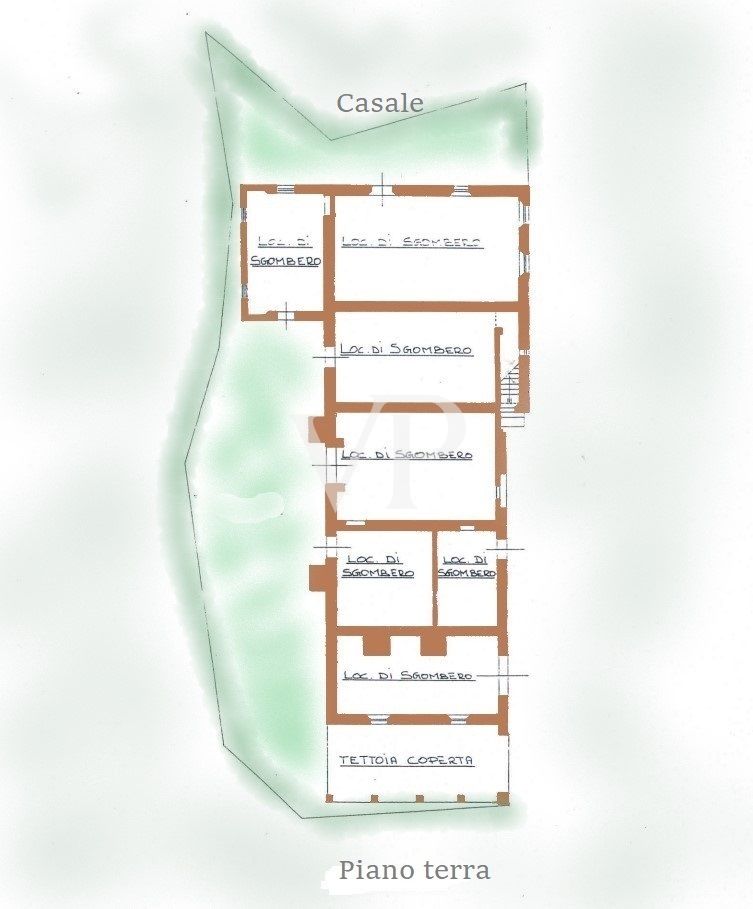 Bauernhaus zum Kauf 390.000 € 2.500 m²<br/>Grundstück Strada provinciale 13 del commercio Pomaia 56040