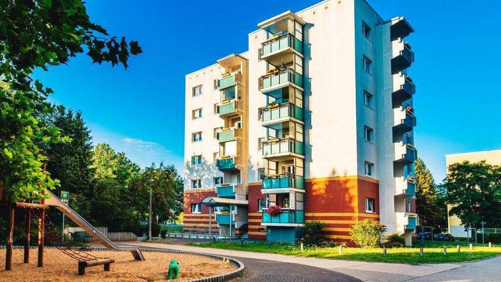 Wohnung zur Miete 408 € 2 Zimmer 46,2 m² 5. Geschoss Lomonossowallee 2 Schönwalde I Greifswald 17491