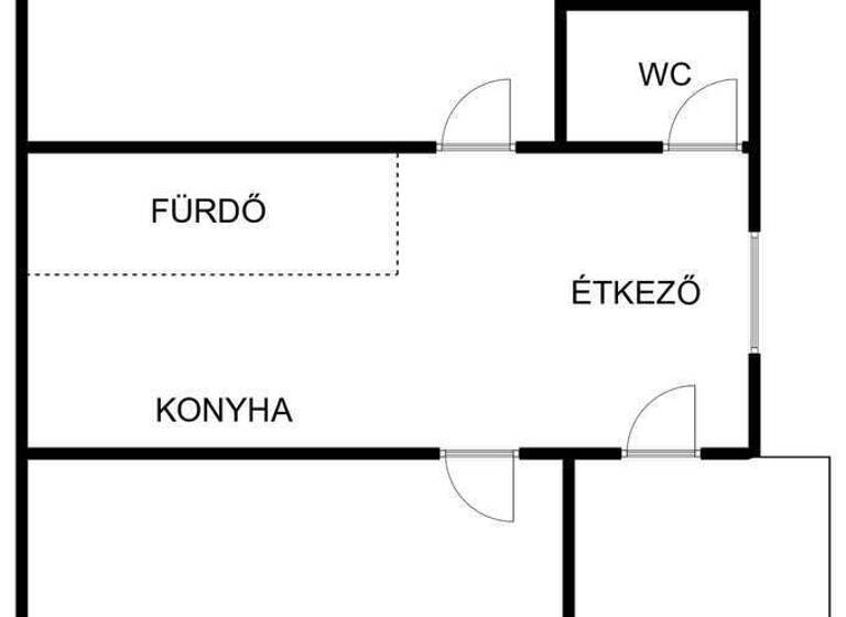 Haus zum Kauf 123.900 € 2 Zimmer 40 m² 498 m² Grundstück Fonyód 8640
