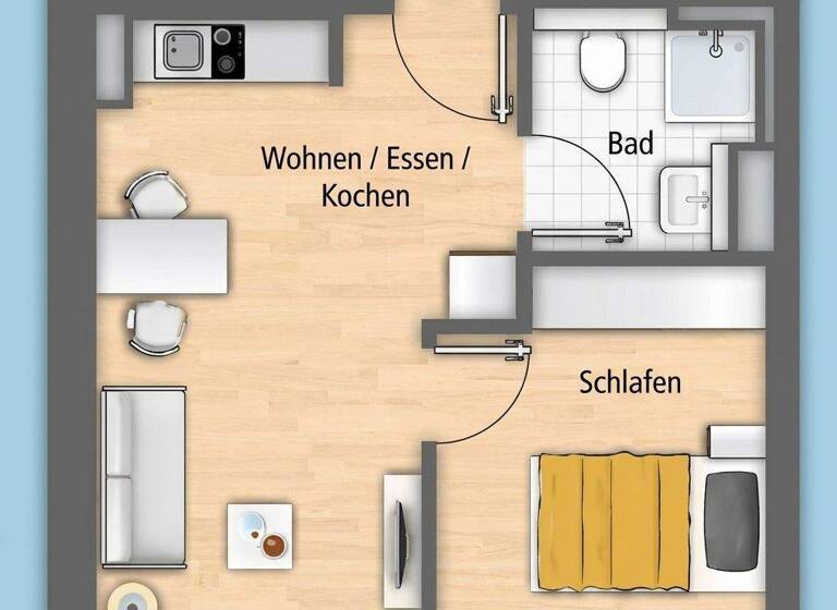 Studio zum Kauf 145.000 € 1 Zimmer 33,9 m² 3. Geschoss Schoppershof Nürnberg 90491