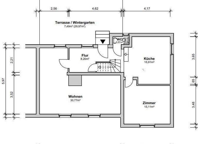Haus zum Kauf 350.000 € 4 Zimmer 124 m² 1.312 m² Grundstück Heinrich-Heine-Strasse Uetersen 25436