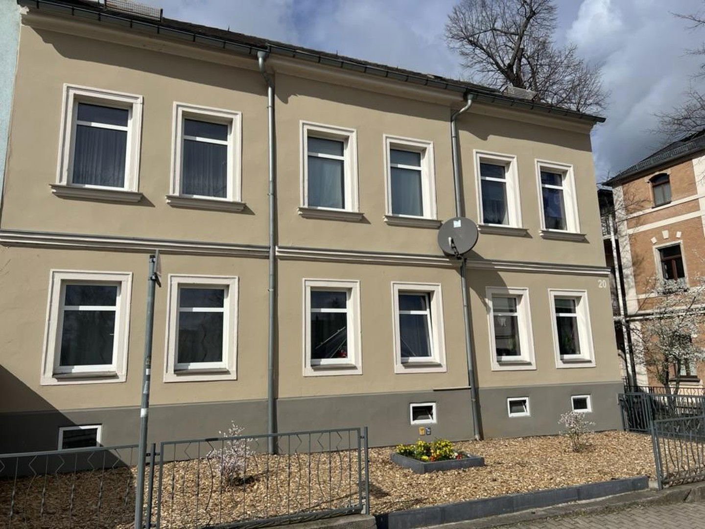 Wohnung zur Miete 390 € 2 Zimmer 57,3 m²<br/>Wohnfläche EG<br/>Geschoss Pausitzer Str. 20 Innenstadt Riesa 01589