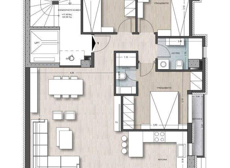 Studio zum Kauf 515.000 € 4 Zimmer 118 m² 6. Geschoss Thessaloniki