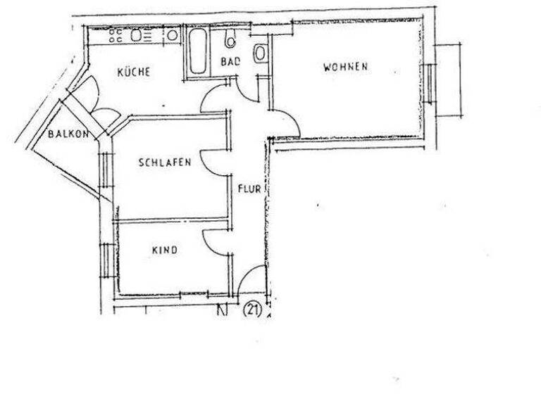 Wohnung zur Miete 724 € 3 Zimmer 69 m² 3. Geschoss frei ab 15.03.2026 Leipziger Str. Magdeburg 39112