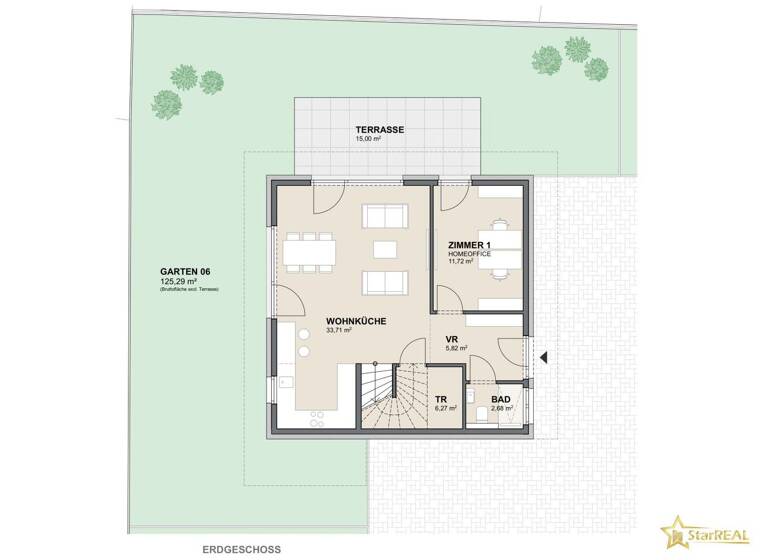Einfamilienhaus zum Kauf - Erstbezug 649.000 € 5 Zimmer 137,7 m² 246 m² Grundstück Guntherstraße Wien 1220