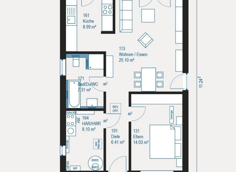 Einfamilienhaus zum Kauf 484.900 € 2 Zimmer 70 m² 451,8 m² Grundstück Muggensturm 76461