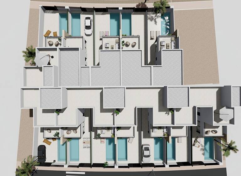 Reihenmittelhaus zum Kauf - Erstbezug provisionsfrei 409.900 € 4 Zimmer 125 m² 131 m² Grundstück Santiago de la Ribera 30720