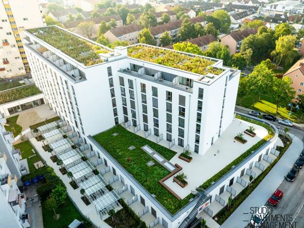 Wohnung zur Miete 695 € 1 Zimmer 37 m² 6 Geschosse frei ab sofort Haenlinstraße 1 Ingolstadt Ingolstadt 85055