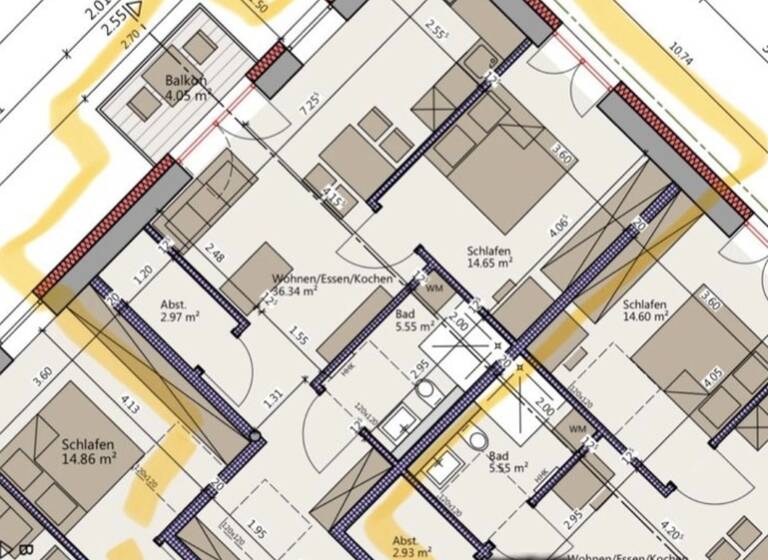 Wohnung zur Miete - Erstbezug 930 € 2 Zimmer 61 m² EG Kusserstr. 2 Hauzenberg 94051