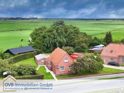 Einfamilienhaus zum Kauf 79.000 € 3 Zimmer 93,3 m² 1.043 m² Grundstück Terborg Moormerland 26802