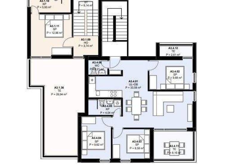 Wohnung zum Kauf 290.901 € 4 Zimmer 2. Geschoss Kastela 21213