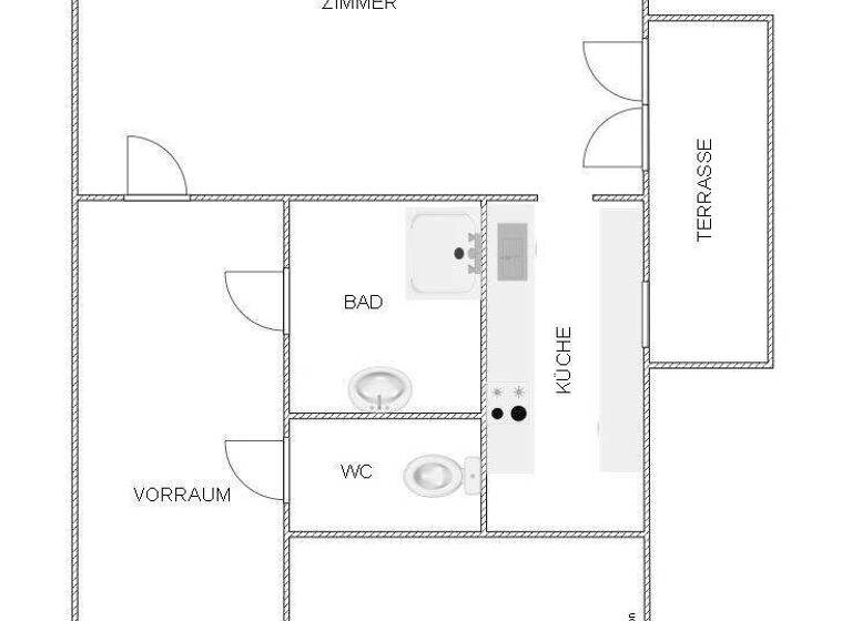 Wohnung zum Kauf 290.000 € 2 Zimmer 1. Geschoss Händelstraße Jakomini Graz 8042