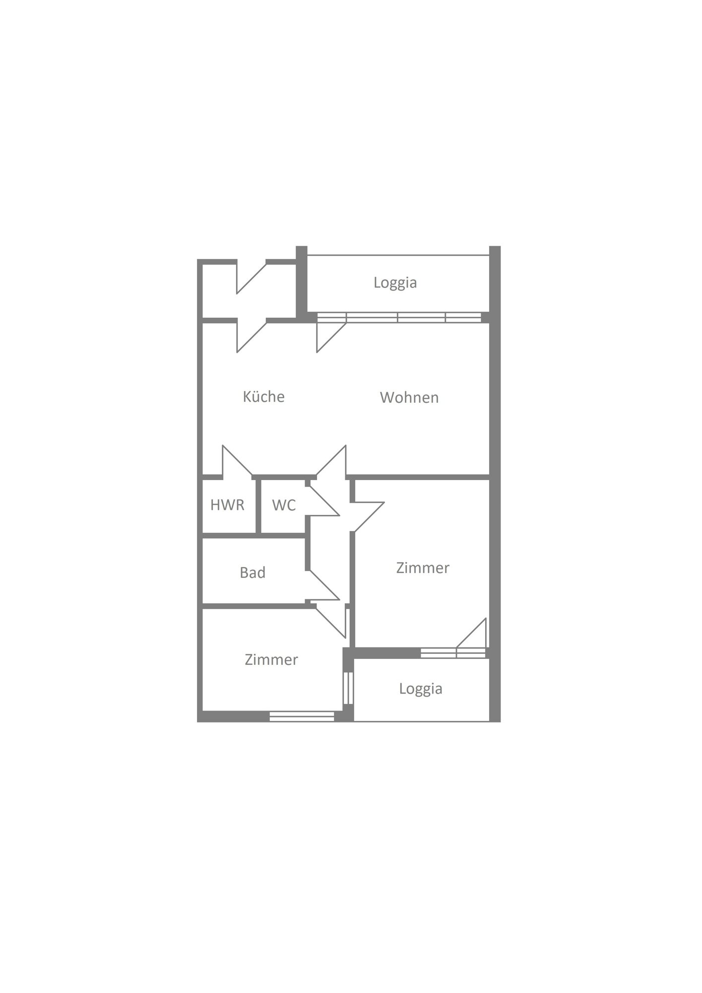 Wohnung zur Miete 1.050 € 3 Zimmer 95,8 m²<br/>Wohnfläche Reislingen Wolfsburg 38446