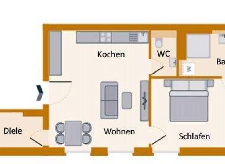 Wohnung zur Miete - Erstbezug 1.010 € 2 Zimmer 57,7 m² frei ab 01.04.2026 Maria-Merian-Bogen 1 Wolfgang Hanau 63457