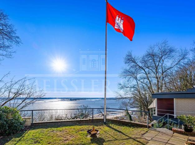 Einfamilienhaus zur Miete 3.350 € 4,5 Zimmer 148 m² 1.000 m² Grundstück Blankenese Hamburg 22587