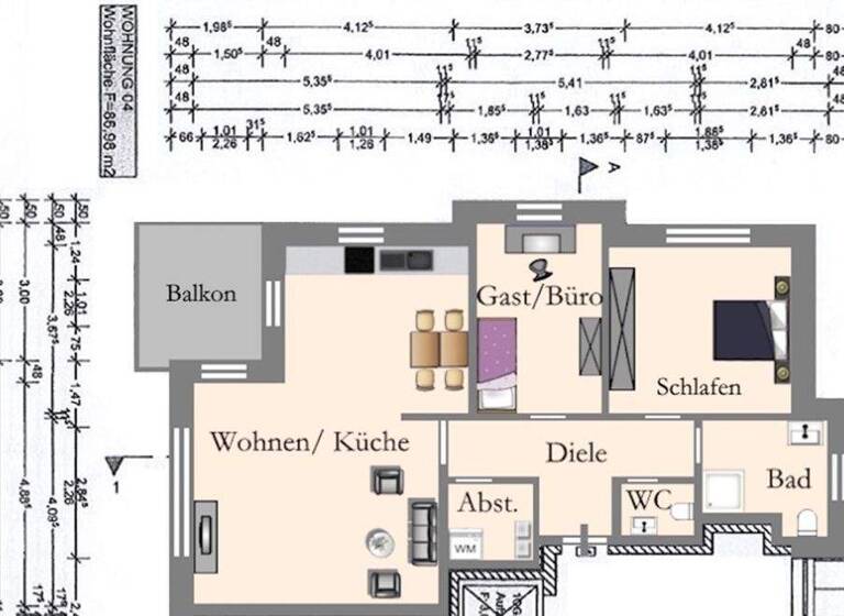 Wohnung zum Kauf 310.000 € 3 Zimmer 86 m² Südende II Rastede 26180