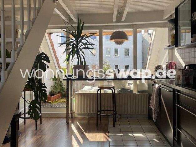 Wohnung zur Miete Tauschwohnung 870 € 2 Zimmer 48 m² 3. Geschoss Eimsbüttel Hamburg 20144