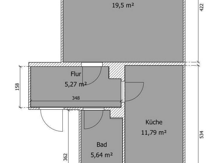 Studio zur Miete 274 € 1 Zimmer 43 m² 1. Geschoss frei ab sofort Schmiedestraße 19 Freiberg 09599
