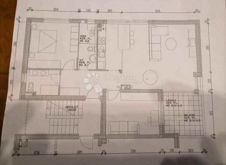 Wohnung zum Kauf 240.000 € 3 Zimmer 86 m² 1. Geschoss Bukovac - Remete